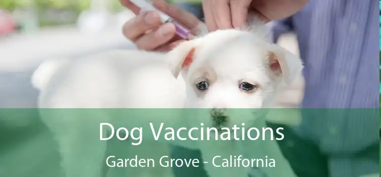 Dog Vaccinations Garden Grove - California